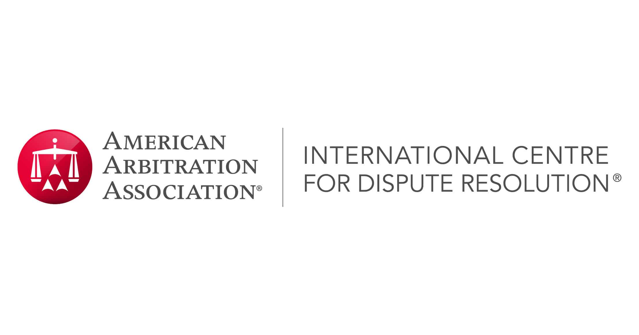 logo of PAW partner American Arbitration Association &#8211; International Centre for Dispute Resolution